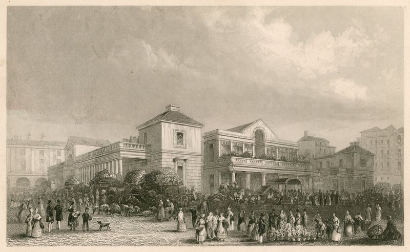 Covent Garden Pazarı, Londra by English School
