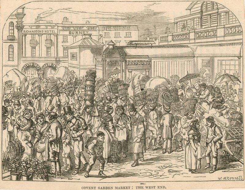 Covent Garden Market, Londra: West End by English School