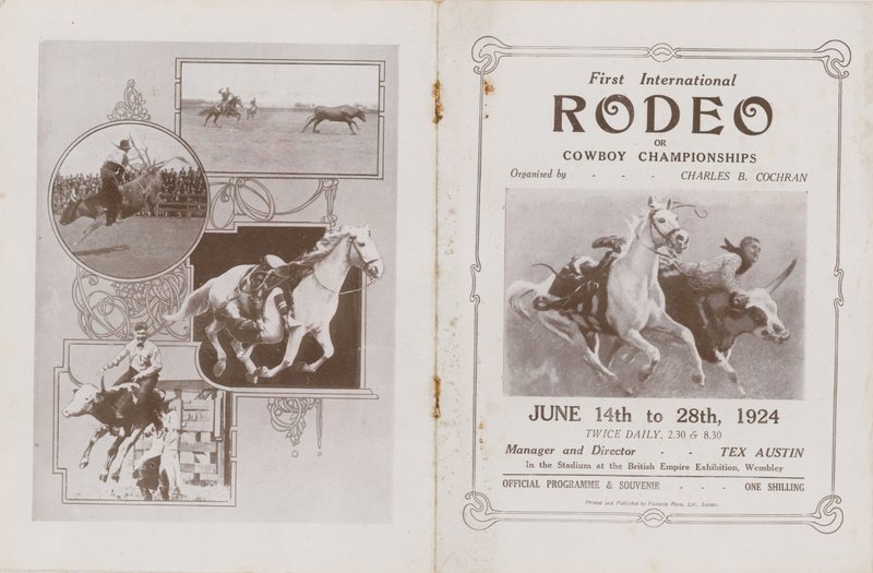 İlk uluslararası Rodeo için programın kapağı by English School