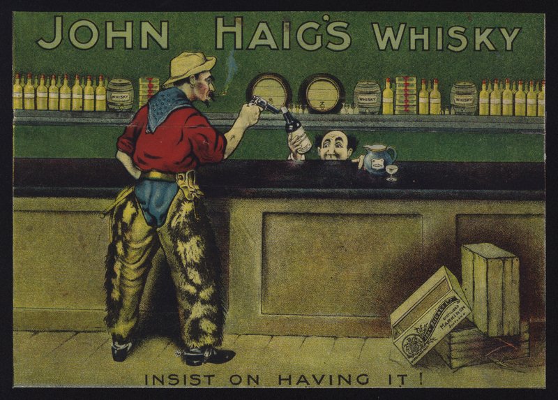 Kovboy bir salonda, John Haig