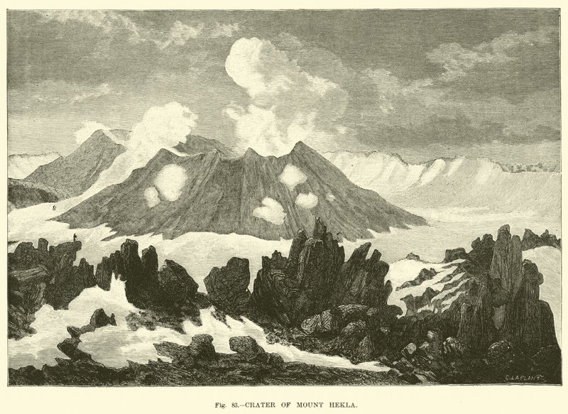 Hekla Dağı Krateri by English School