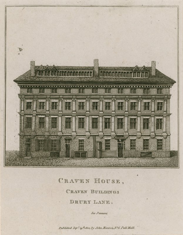 Craven House, Craven Binaları, Drury Lane, Londra by English School