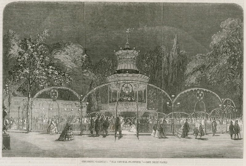 Cremorne Bahçeleri, Londra: Kristal Platform by English School