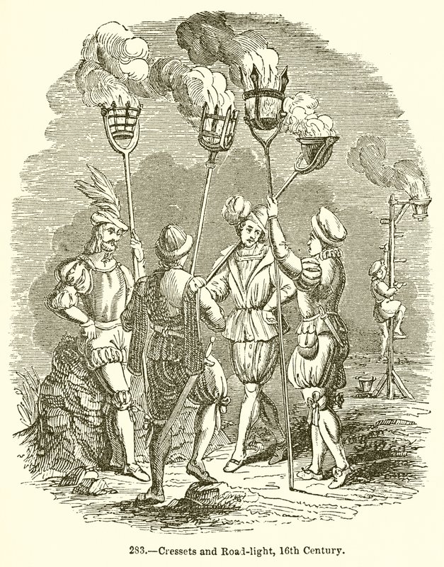 Tepeler ve Yol Işığı, 16. Yüzyıl by English School