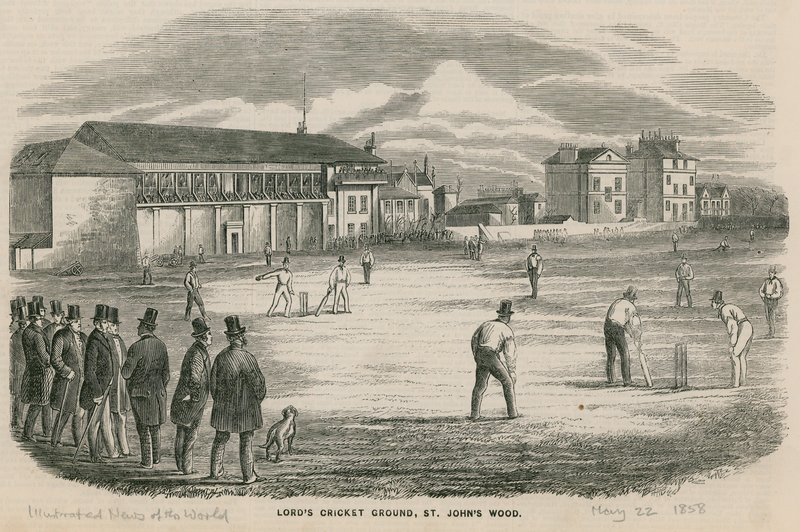 Lords Cricket Ground, St Johns Wood'da Kriket Maçı by English School