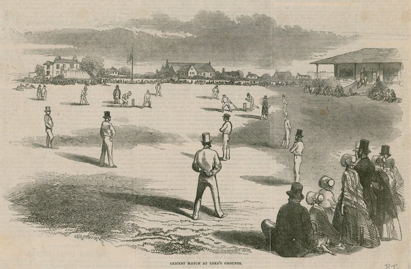 Lords Grounds'ta Kriket Maçı by English School