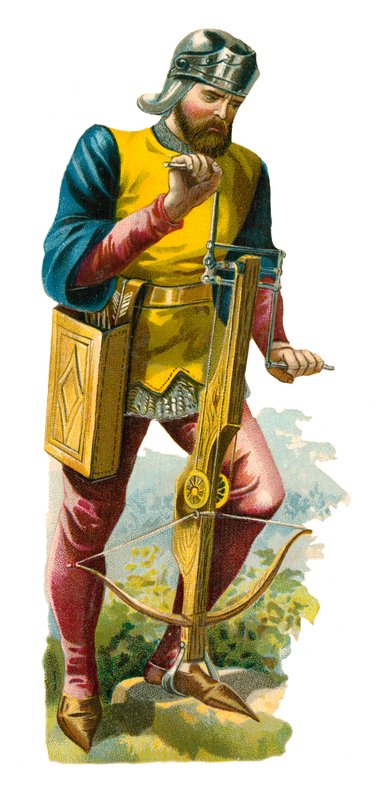 Kral Edward IV, 1461-1483 zamanının arbalet adamı by English School