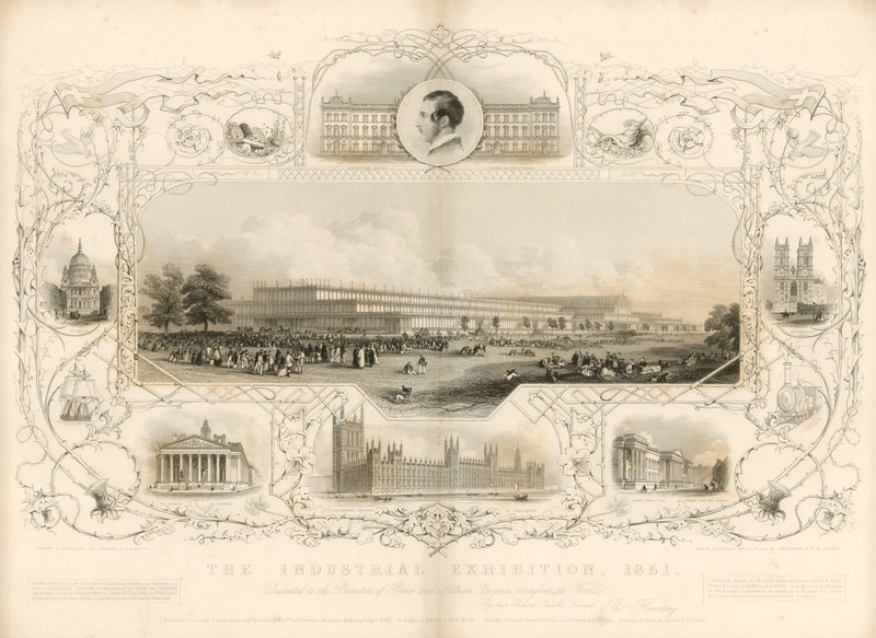 Kristal Saray; 1851 Büyük Sergisi by English School