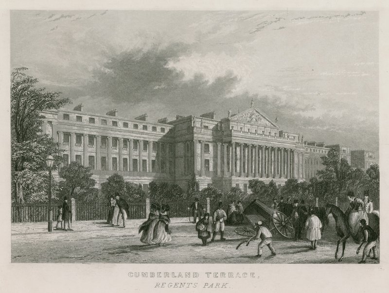 Cumberland Teras, Regents Park, Londra by English School