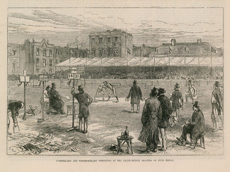 Cumberland ve Westmorland, İyi Cuma günü Lillie Bridge Ground