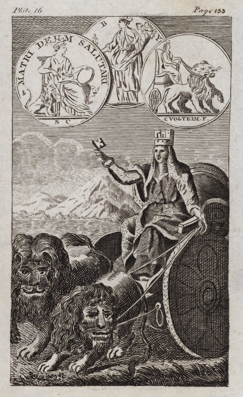 Kibele (gravür) by English School
