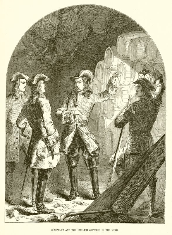DAsfeldt ve Madendeki İngiliz Subaylar by English School