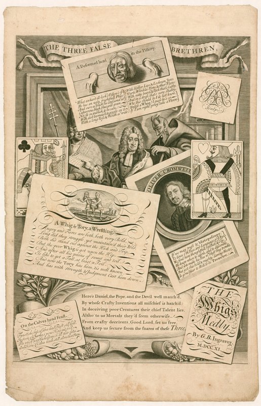 Daniel Defoe (boyundaki adam) by English School