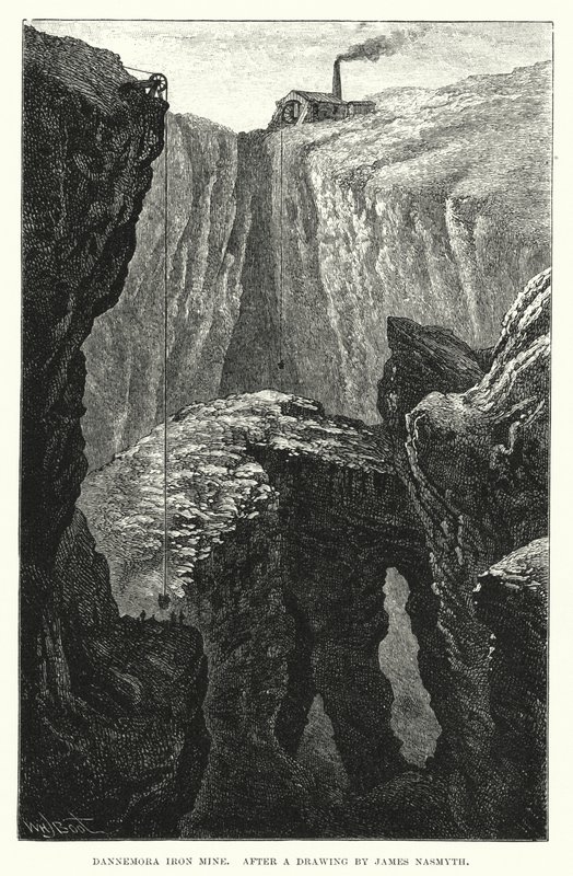 Dannemora Demir Madeni (gravür) by English School