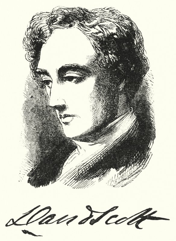 David Scott, RSA (gravür) by English School
