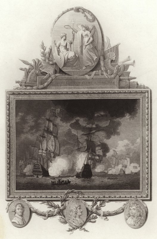 Hollanda Filosunun Yenilgisi, 3 Haziran 1665 by English School
