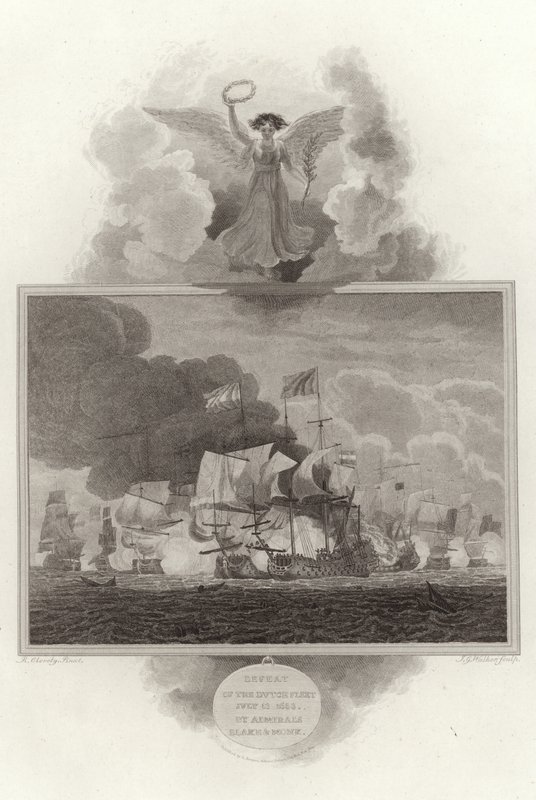Hollanda filosunun yenilgisi, 13 Temmuz 1653, Amiraller Blake ve Monk tarafından by English School