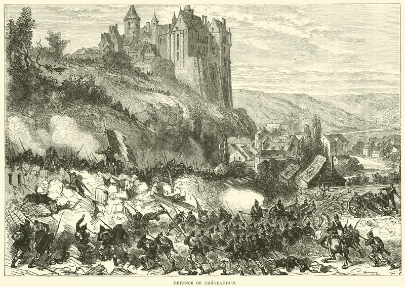 Chateaudun Savunması, Ekim 1870 by English School