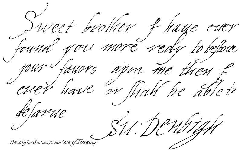Denbigh (Susan) Fielding Kontesi by English School