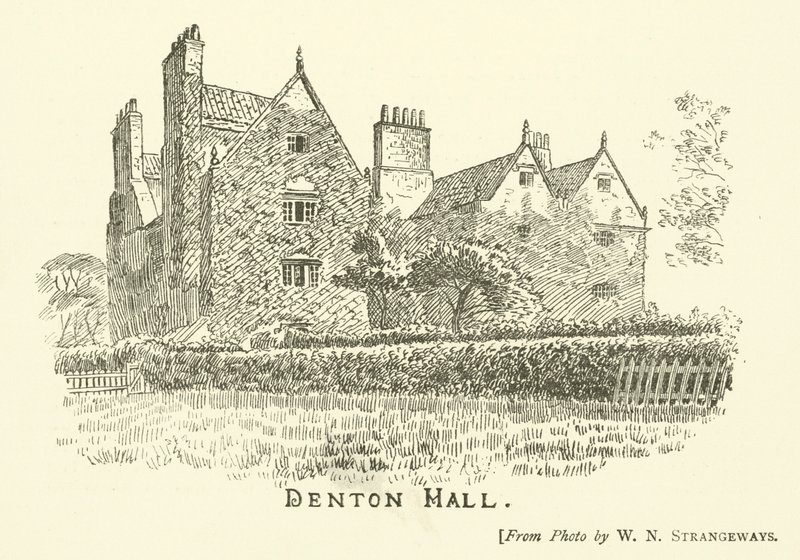Denton Hall (gravür) by English School