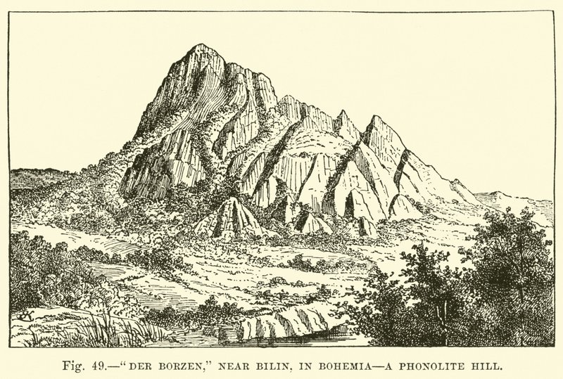 Der Borzen, Bilin yakınlarında, Bohemya