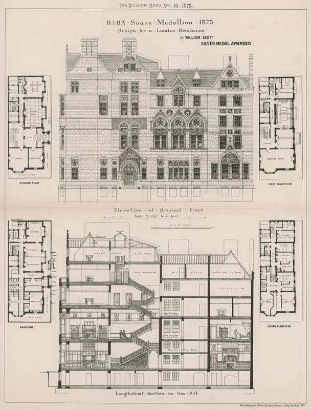 William Scott tarafından bir Londra konutu için tasarım by English School