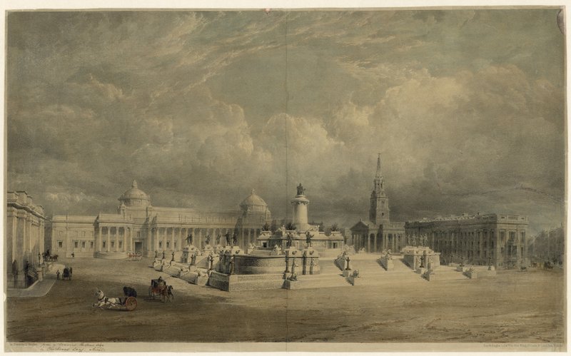 Trafalgar Meydanı için Ulusal Deniz Anıtı Tasarımı by English School
