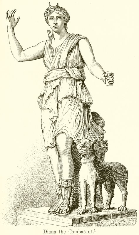 Savaşçı Diana by English School