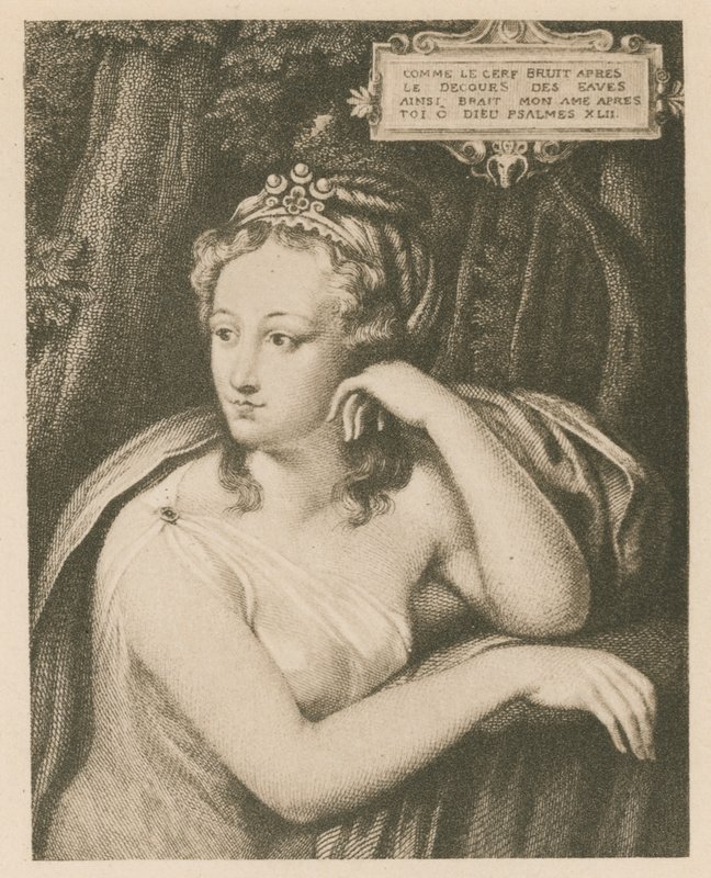 Diane De Poitiers (lito) by English School