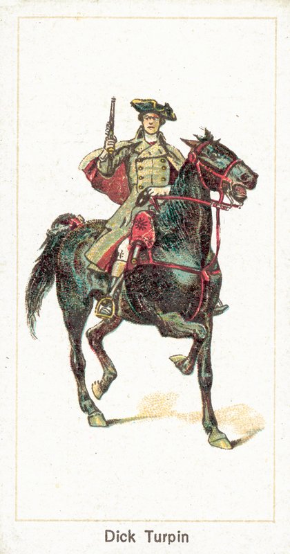 Dick Turpin (kromolitho) by English School