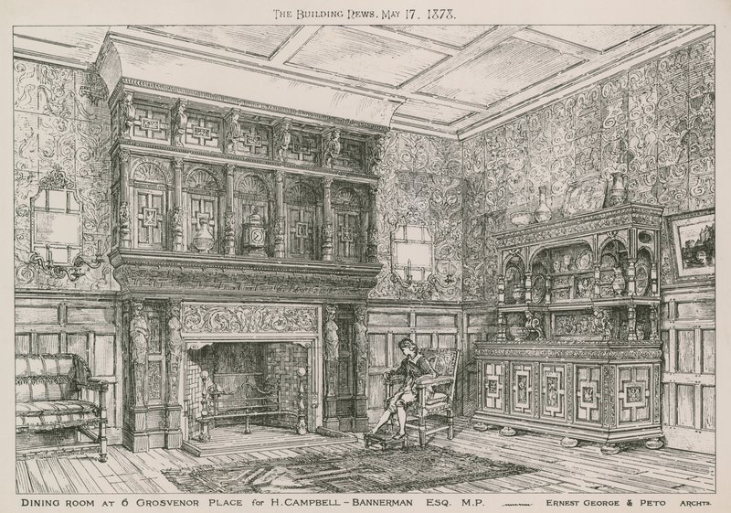 H Campbell-Bannerman, MP için 6 Grosvenor Place