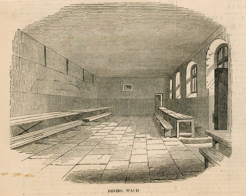 Newgate cezaevinde yemekhane by English School