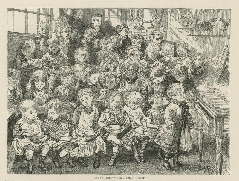 Akşam yemeği zamanı - çorbayı beklemek by English School