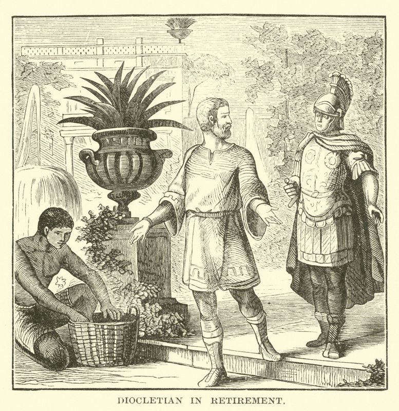 Diocletianus emekliliğinde by English School