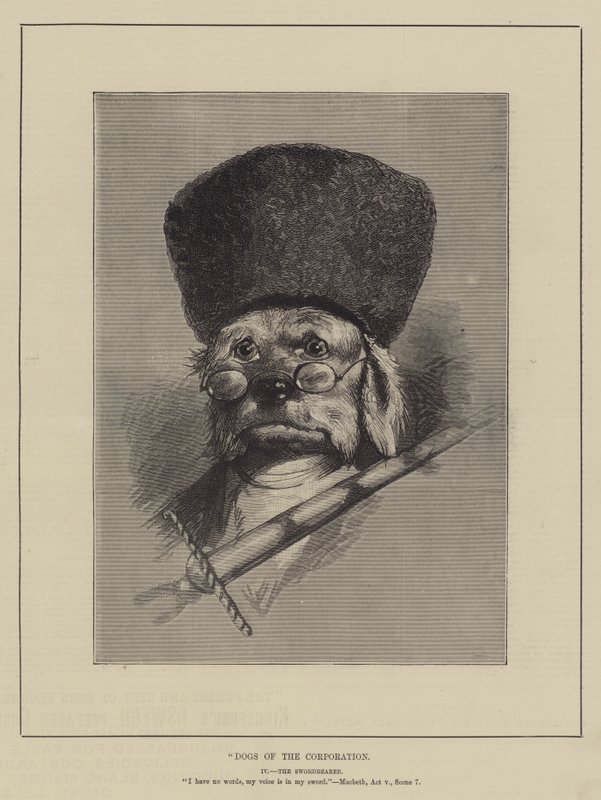 Şirketin Köpekleri (gravür) by English School