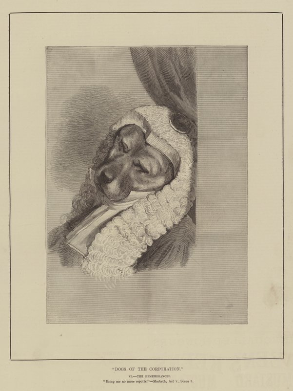 Şirketin Köpekleri (gravür) by English School