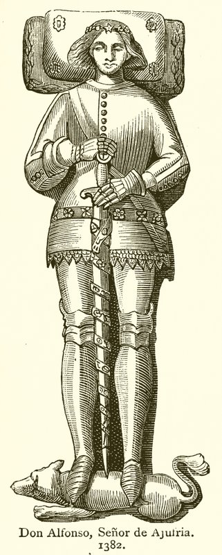 Don Alfonso, Ajufria Lordu. 1382 by English School