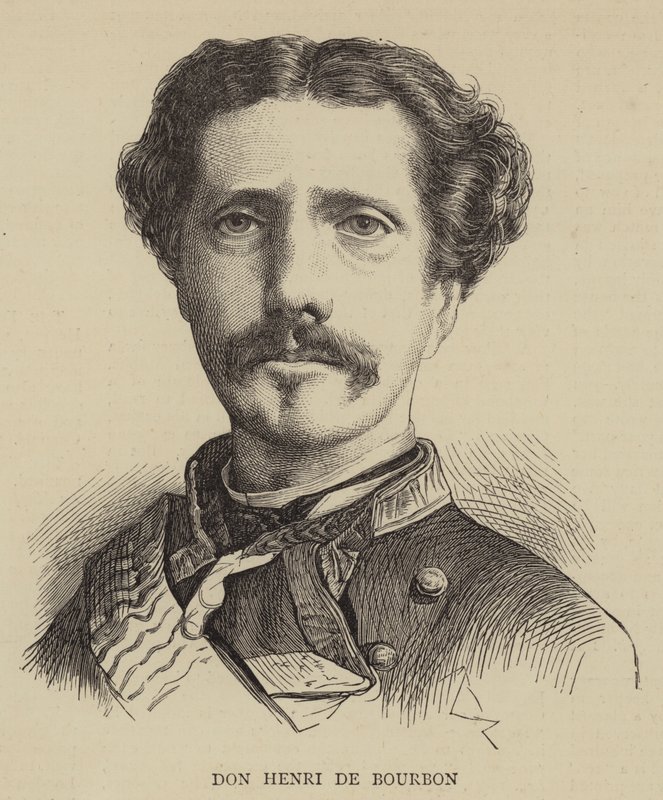 Don Henri de Bourbon (engraving) by English School
