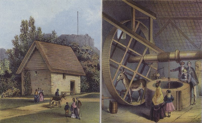 Eşek Evi ve Kuyusu, Carisbrooke Kalesi by English School