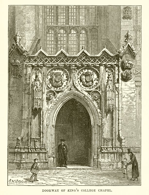 Kings College Şapeli Kapısı by English School