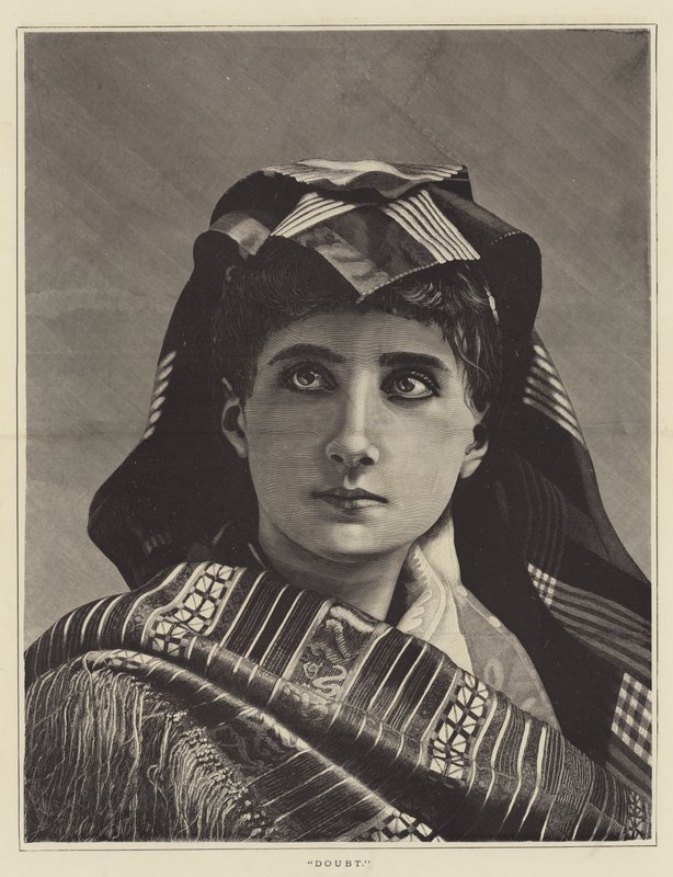 şüphe (gravür) by English School