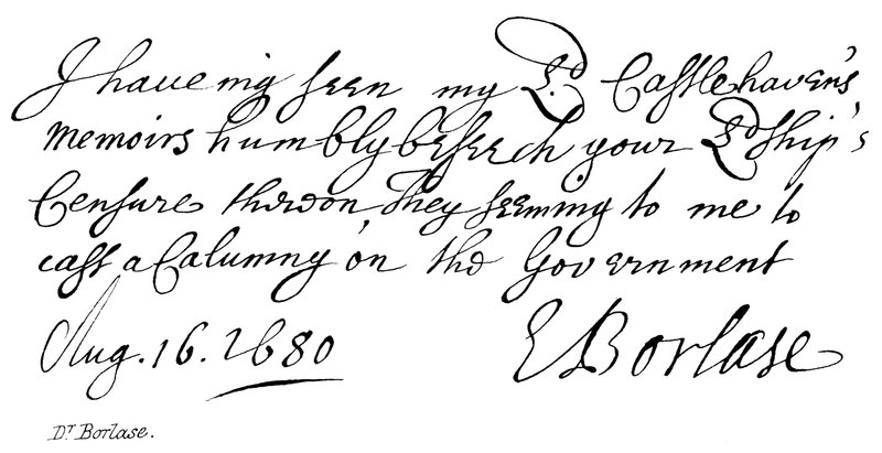 Doktor Borlase by English School