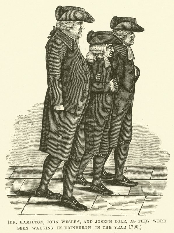 Dr. Hamilton, John Wesley ve Joseph Cole, 1790 yılında Edinburgh