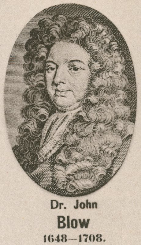Dr John Blow (gravür) by English School