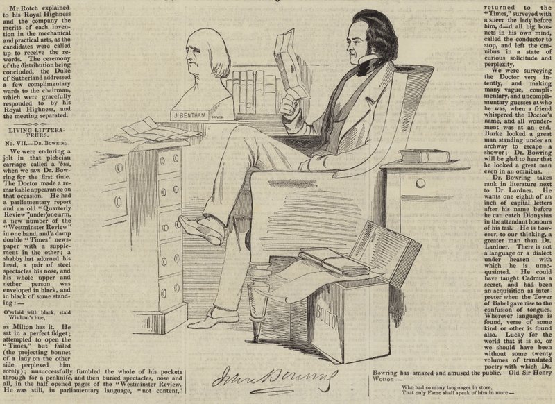 Dr.John Bowring by English School