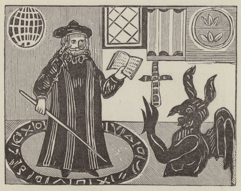 Dr John Faustus (gravür) by English School
