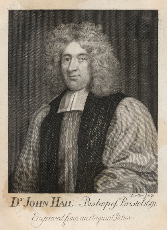 Dr John Hail, 1691 yılında Bristol Piskoposu by English School