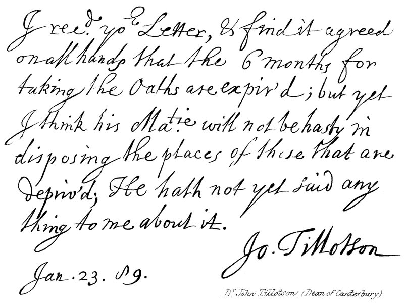 Dr John Tillotson, (Canterbury Dekanı) by English School