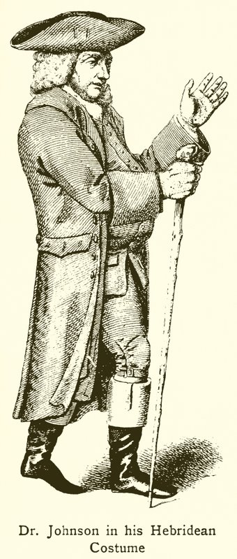 Dr. Johnson Hebrid Kostümüyle by English School