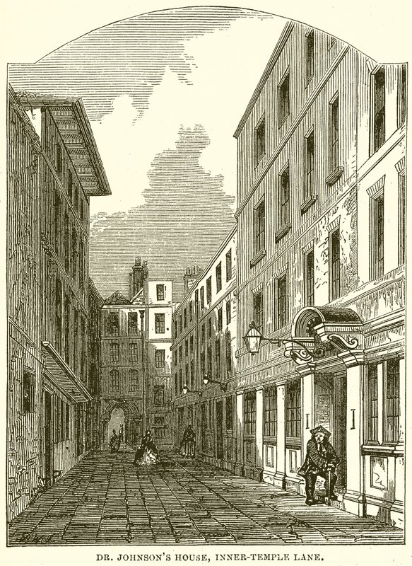 Dr. Johnsons House, Inner-Temple Lane by English School